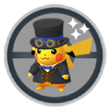 Dapper Pikachu Blue